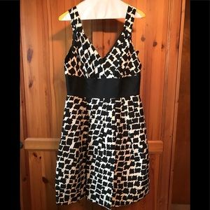 Black & White Cocktail Dress